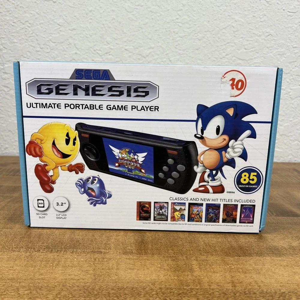 Sega Genesis Ultimate Portable Game Player 85‎ Brand New Factory Sealed At Games